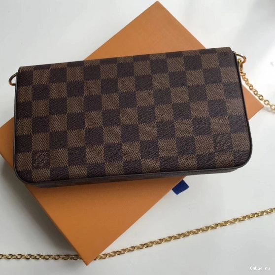 Louis Vuitton Bag N63032 Damier Felicie Pochette 0822